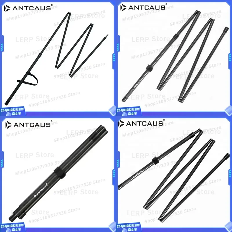 2.1M Custom Carbon Fiber Telescopic Rod Flexible Adjustable Outdoor Camping Tent Pole for Hiking Flexible 2.1M Carbon Fiber