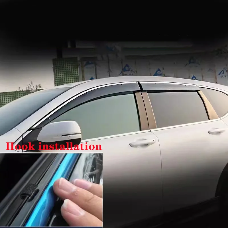 

Car Side Vent Rain Window Visor Deflector Guards Wind Cover Accessories For Honda CR-V 2017 2018 2019 2020 2021 2022