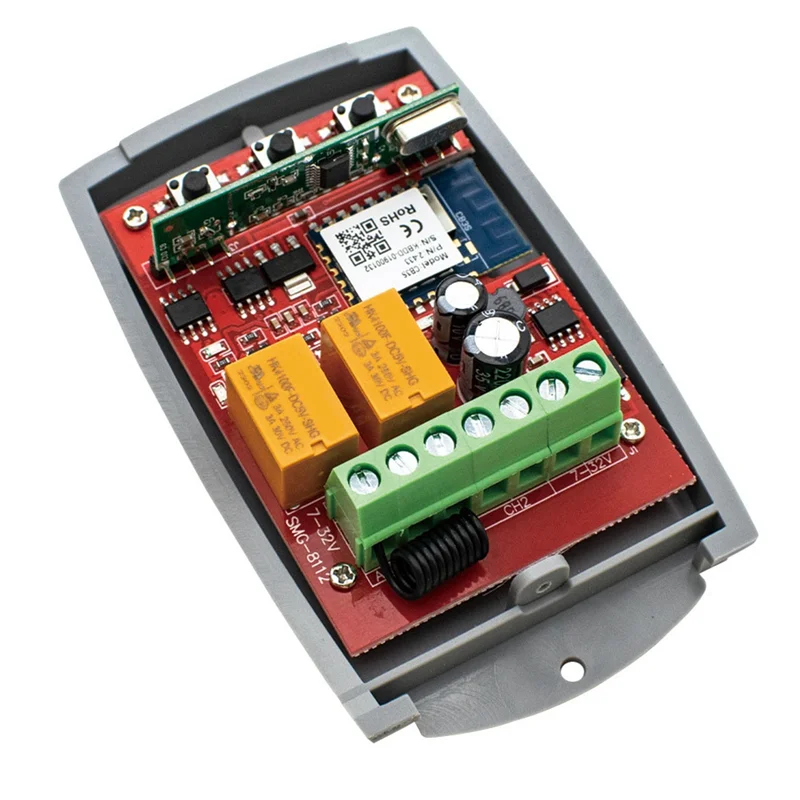 

ABKI-Wifi 433Mhz Rolling Code Garage Door Remote Control RF Receiver Smart Switch Relay Smart Life APP