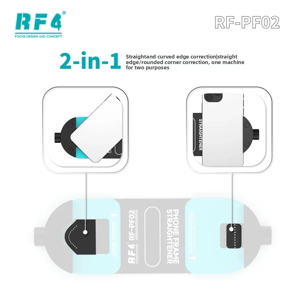 RF4 PF02 Frame Aligner 2 in 1 Universal for Curved Edge Straight Edge Repair Even Pressure Precision Alignment Frame Corrector