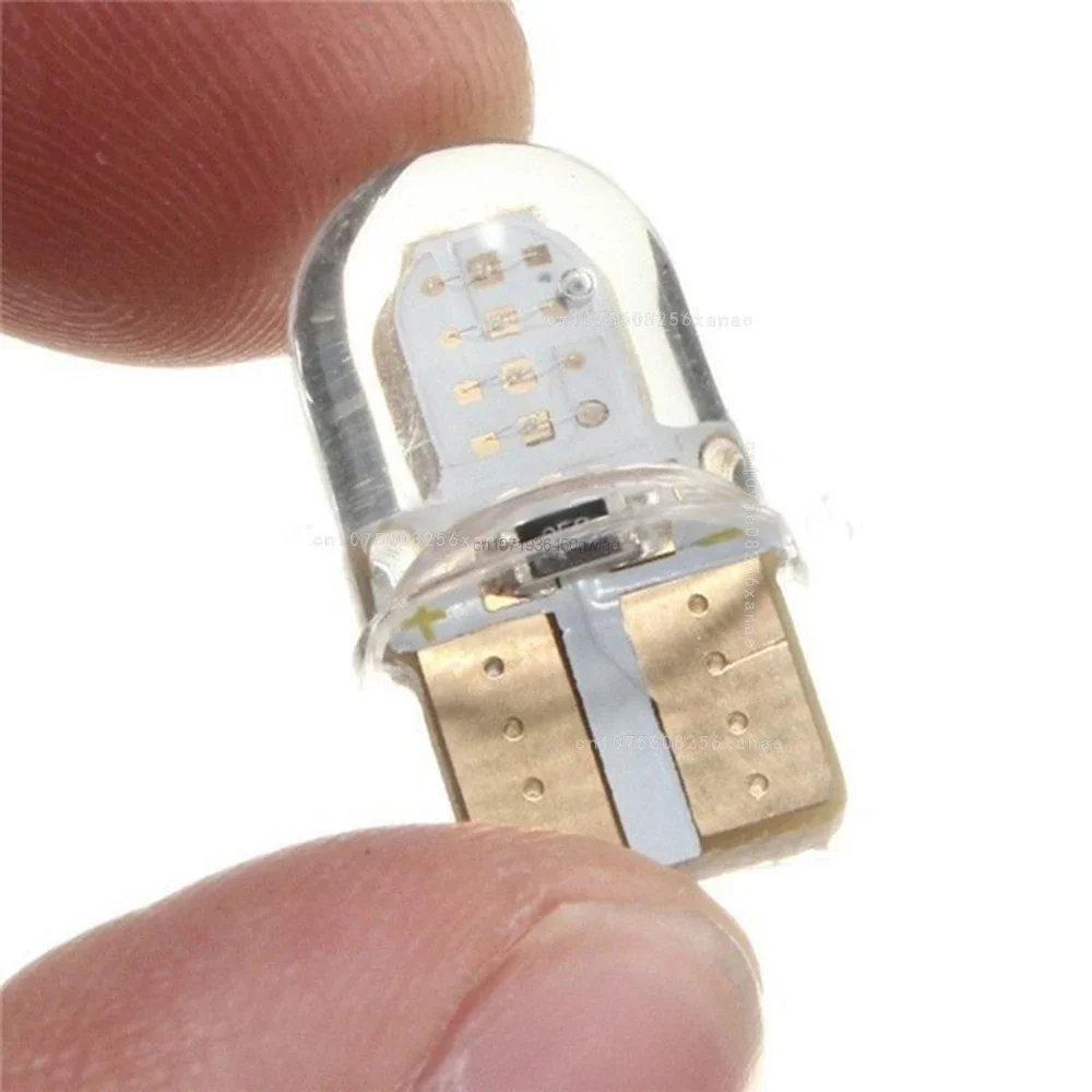 10Pcs T10 W5W BULB LED Car License Plate Lamp COB T10 LED Canbus Clearance Lamp Led Parking Bulb Car Interior Reading Light