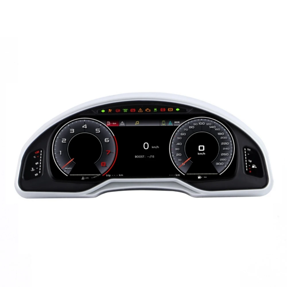 LCD Android Screen For Audi A6 2005-2011 Speedometer Car Digital Cluster Cockpit Dashboard Instrument Panel Carplay