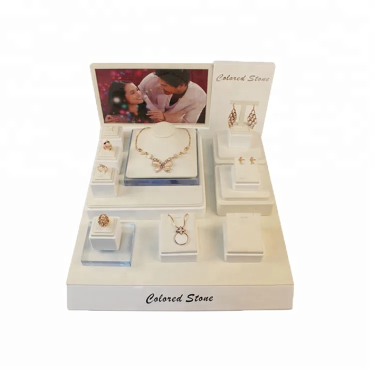 Luxury Custom Logo Printed Acrylic Jewelry Display Container