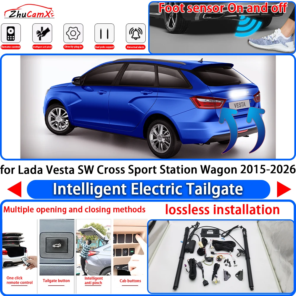 for Lada Vesta SW Cross Sport Station Wagon 2015-2026 OEM Power Liftgate Trunk Electric Suction Tailgate Tail Gate Lift Strut