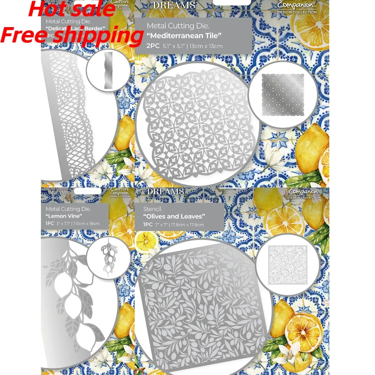 Dreams Mediterranean Olives And Leaves 2024 New Metal Cutting Dies Scrapbook Diary Decoration Stencil Embossing Template Diy