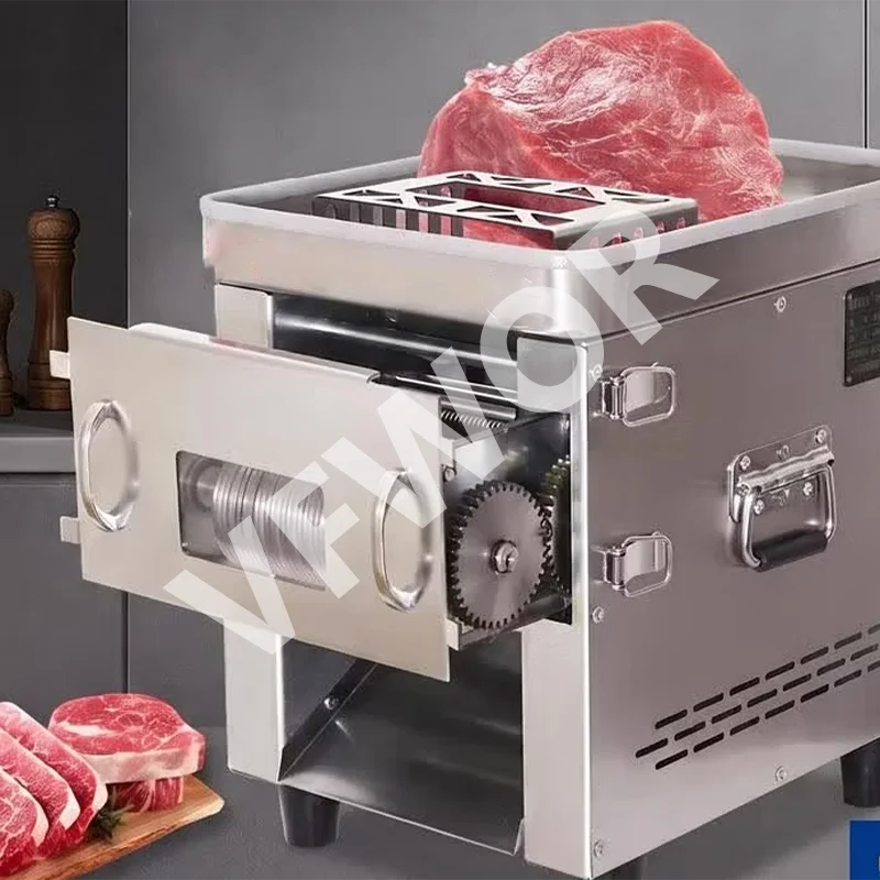 Desktop Commercial Electric Meat Slicer Sliced Mutton Beef Roll Cutter Machine for Hot Pot Restaurant & Deli Food