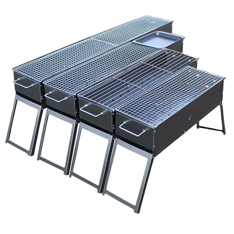 Barbecue Grill Household Charcoal Household Box Carbon Outdoor Barbecue Grill Field Stove Old-fashioned