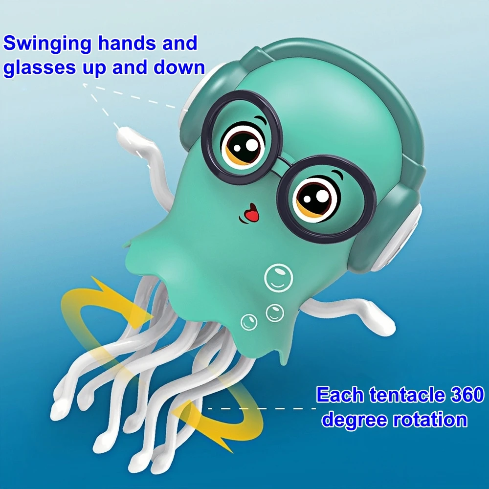 Magische Dansende Octopus Interactieve Elektrische Octopus Speelgoed Dansen met Muziek Lichten Elektronische Huisdier Stress Relief Gift Home Decor