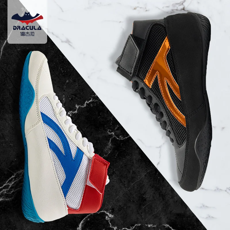 Professional boxing shoes, low-top wrestling shoes, combat and Sanda training shoes, squat shoes