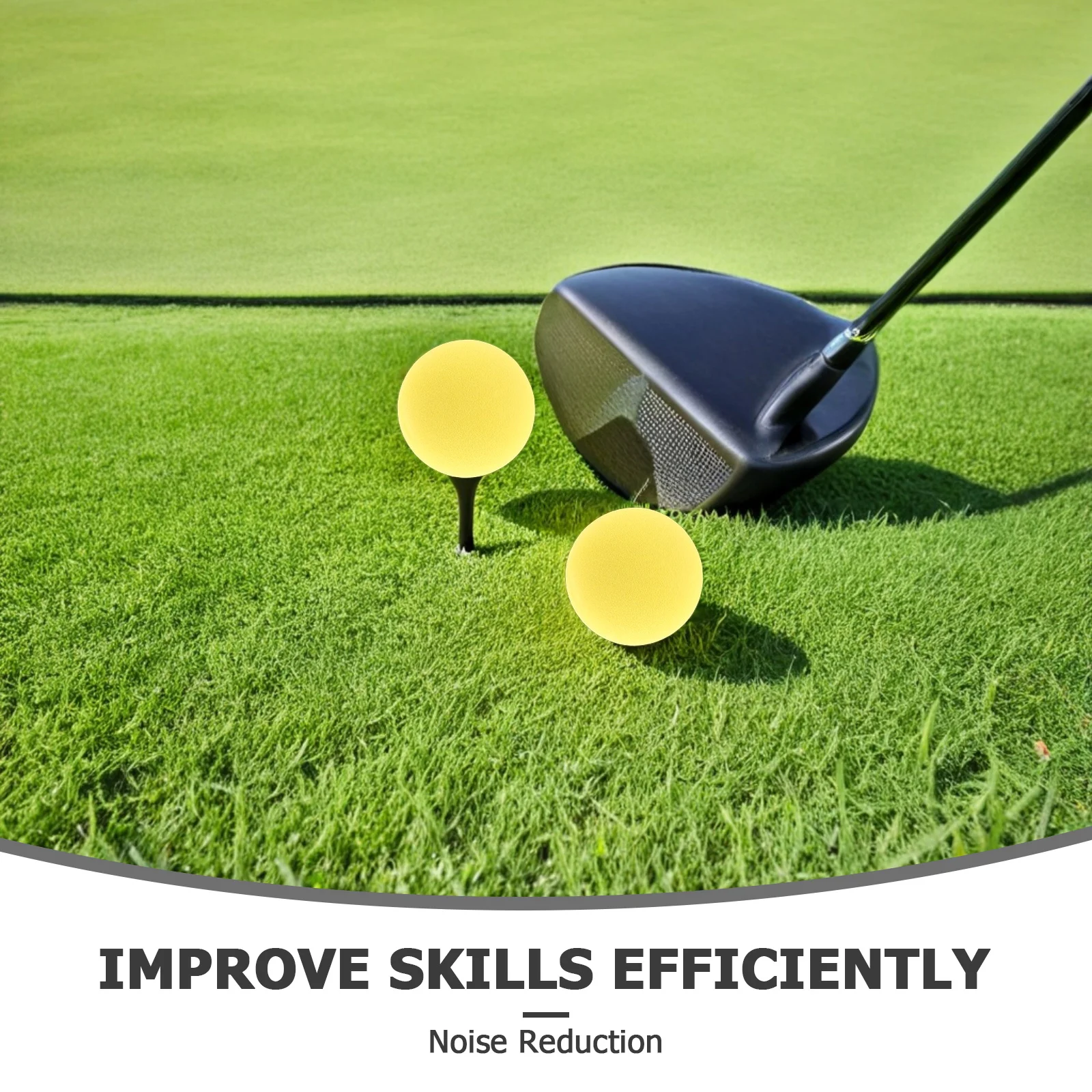 10 stuks Foam Golf Oefenballen Eva Zachte Lichtgewicht Indoor Outdoor Golf Trainingsballen Achtertuin Games voor Beginners