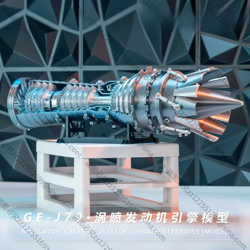 For GE-J79 Turbojet Engine Model Desktop Ornament