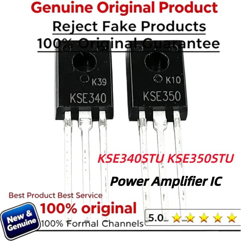 5-10-20PAIR 100% New Imported Original KSE340 KSE350  KSE340STU KSE350STU Triode Power Amplifier IC TO-126