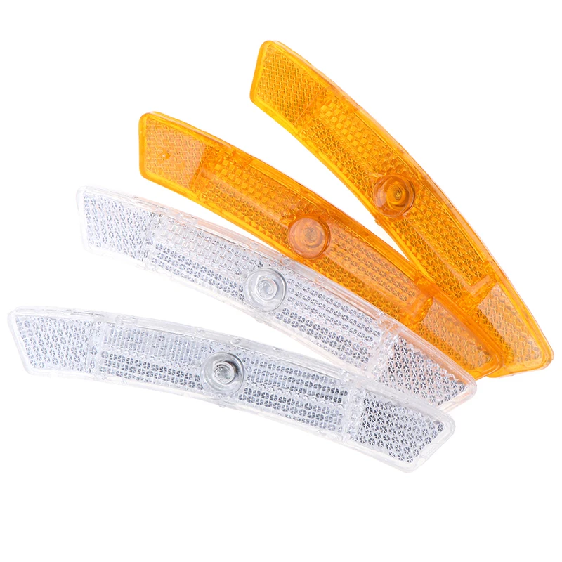 2pcs Bicycle Spoke Reflector Safety Warning Light Wheel Rim Reflective Light Bicycle Safety Decorative Accessories