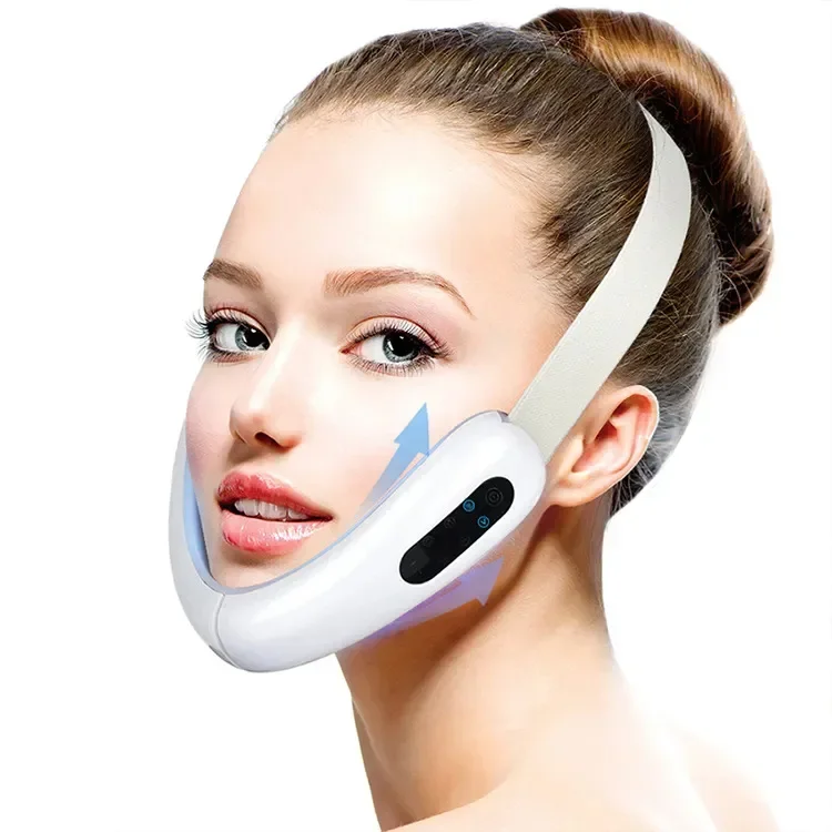 Dual Mode Face Slimming Massager, Instrumento Facial, Cinto De Levantamento