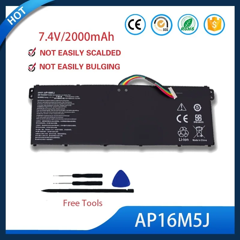 

AP16M5J Battery For Acer Aspire 3 A314-31 A314-32 A314-33 A315-21 A315-51 7.7V 37Wh