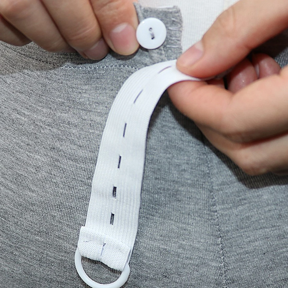 

30M Roll Pregnant Woman Adjustment Belt Flat Elastic Band 1.5Cm White For Waistbands Cuff Necklines Underwear Crafts Sewing