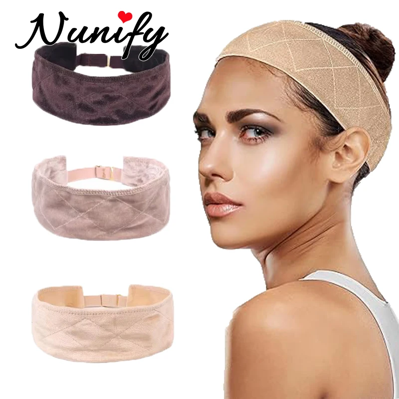 

Ремешок для парика с регулируемой эластичной лентой, мягкая бархатная повязка на голову для фиксации париков, усиленный ремешок для парика, нескользящий держатель для парика