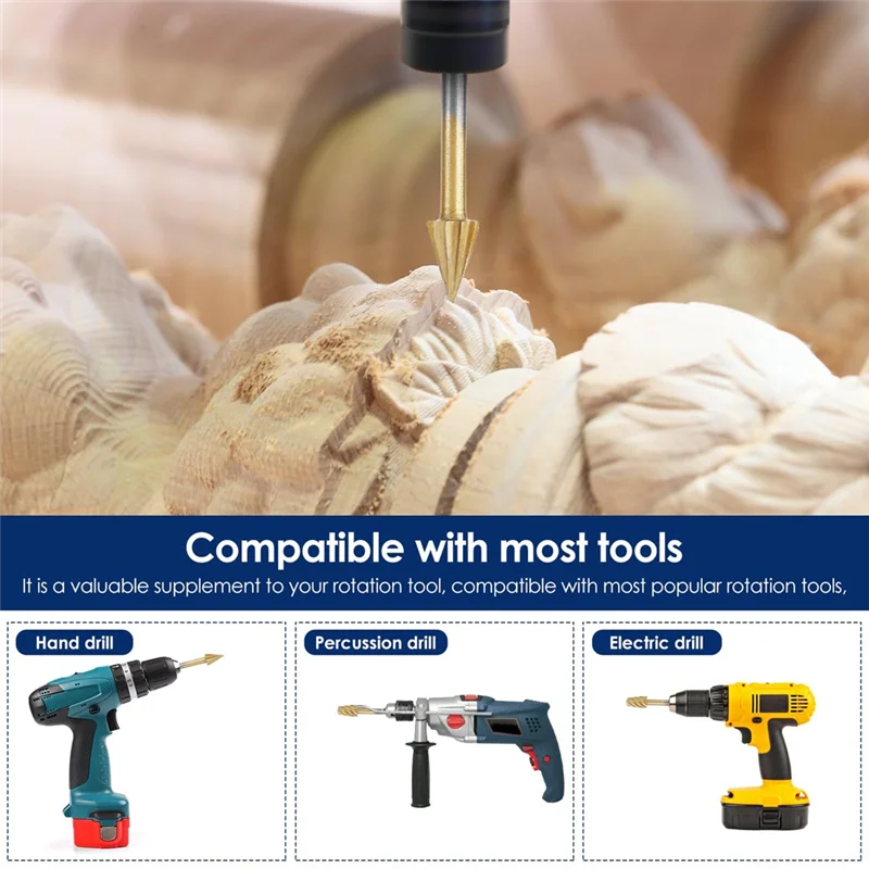 A43F-20Pcs لقم نحت الخشب لقمة توجيه النقش، مجموعة أدوات دوارة HSS مع ساق 1/8 بوصة (3 مم) للأدوات الدوارة DIY #6