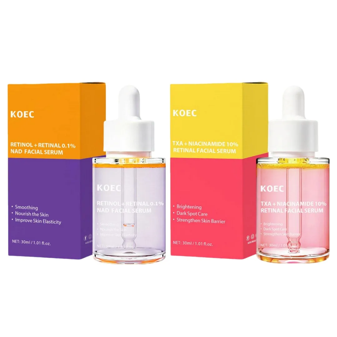 30ml Retinol Layered Oil Serum Bead Facial NAD Complex Facial Refreshing Essence Firming Hydrating Nourish Rejuvenate Skin Care