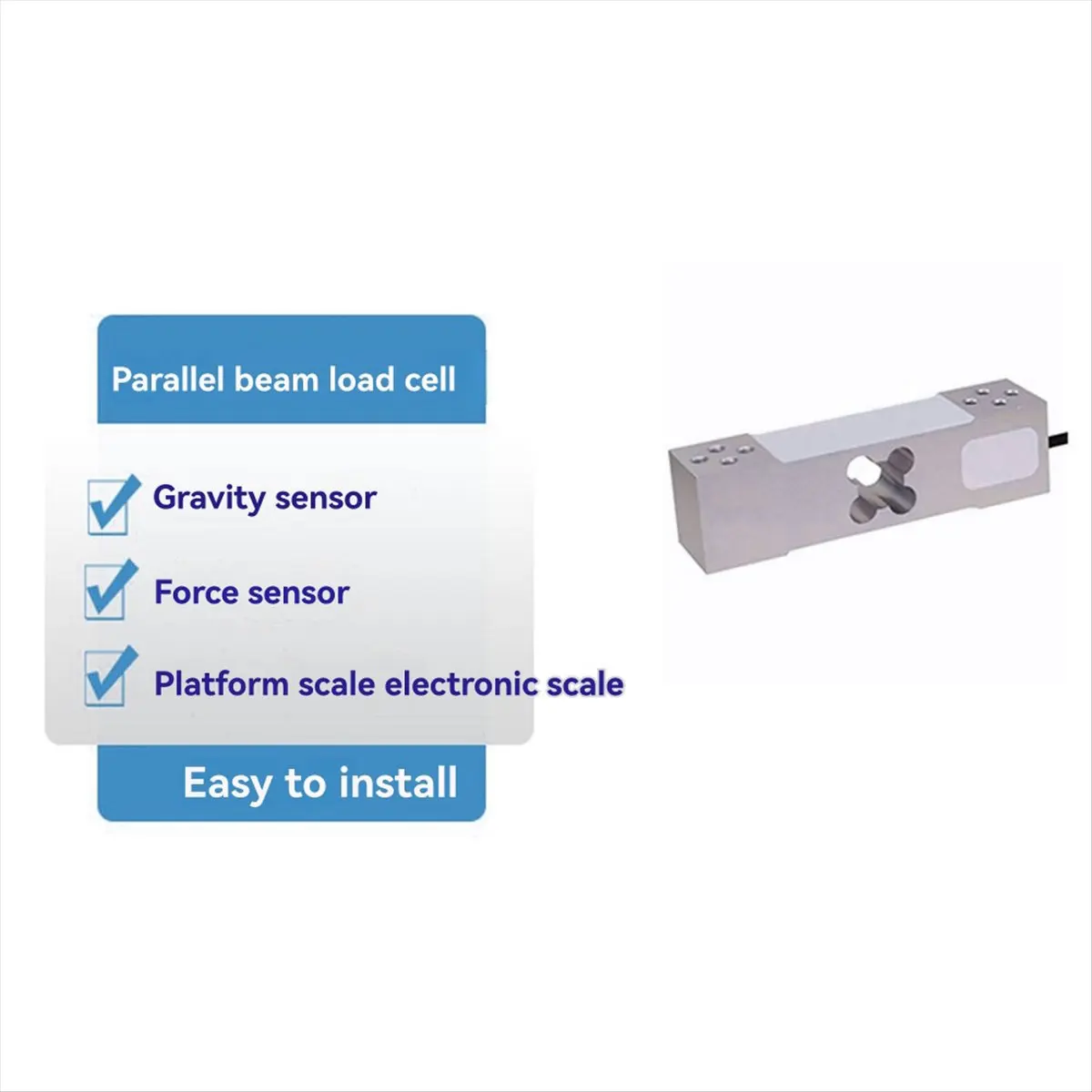 (ABLP) Load Cell Aluminum Alloy Electric Scales Weighing Sensor Single Point Pressure Sensor C3 Level High Precision Weighing B