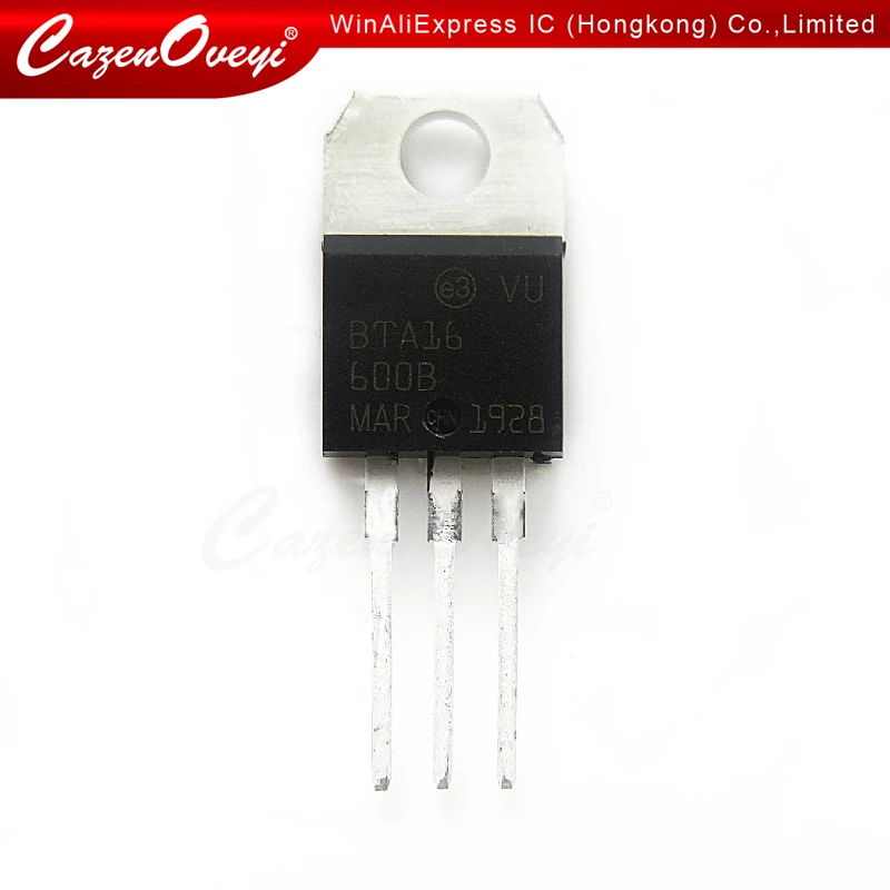 5pcs/lot BTA16-600B BTA16-600 BTA16 TO-220 16A 600V new original In Stock