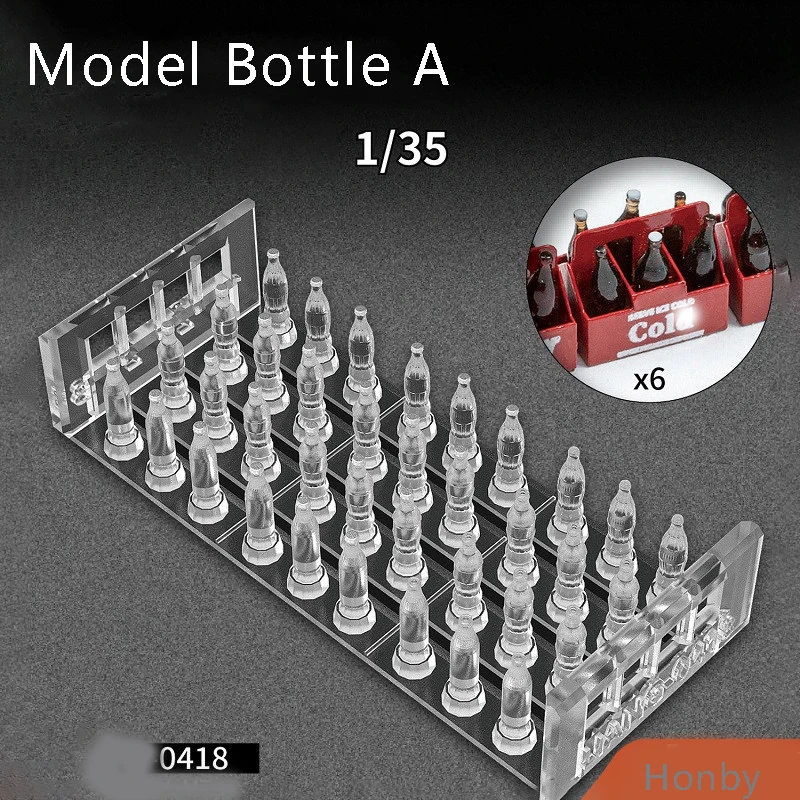 1/35 Model For Cola Bottle A And B Scale Model Scene Production Accessories Hobby Making Tools Diorama Kit Modeling