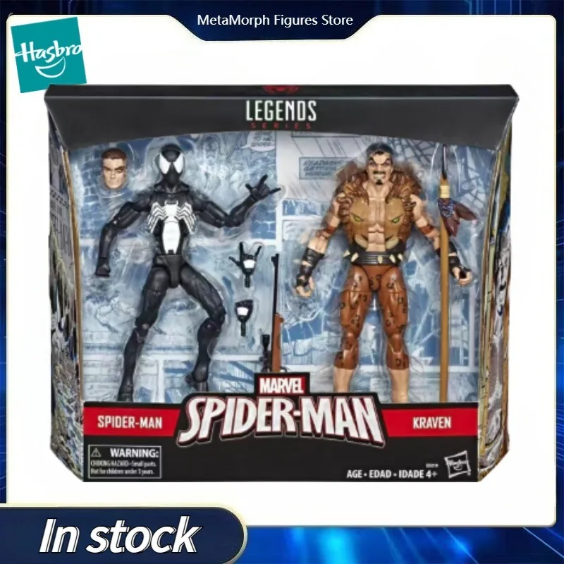 

Оригинальная коллекционная фигурка Hasbro Marvel Legends Series SPIDER-MAN & KRAVEN, модель игрушки в стиле аниме