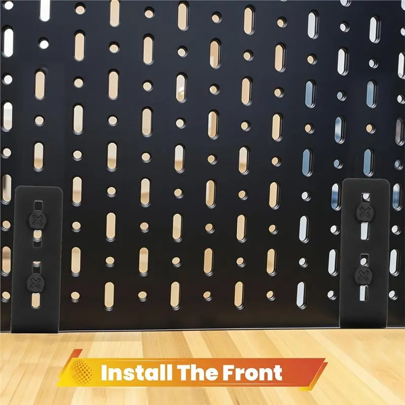 [NEW!AA73】 Desktop Fixing Brackets 2 Pcs Metal Desk Clamps,Pegboard Desk Clamp, Pegboard Mounting Brackets For Pegboards Mountin