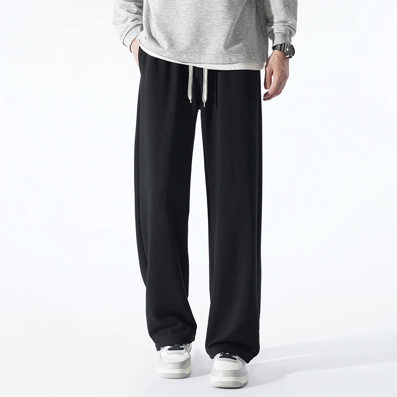 Big Tall Men Sweat Pant Drawstring Extra Long Length Sweatpant Stretch Winter Fleece Sport Jogger Trouser Male 200Cm 190cm 120cm