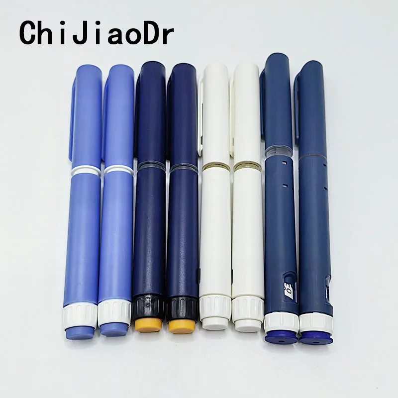 

10 шт. одноразовая стерилизованная стерильная инъекционная ручка из оксилена этилена, портативная и регулируемая сумма инсулина для гормонов роста