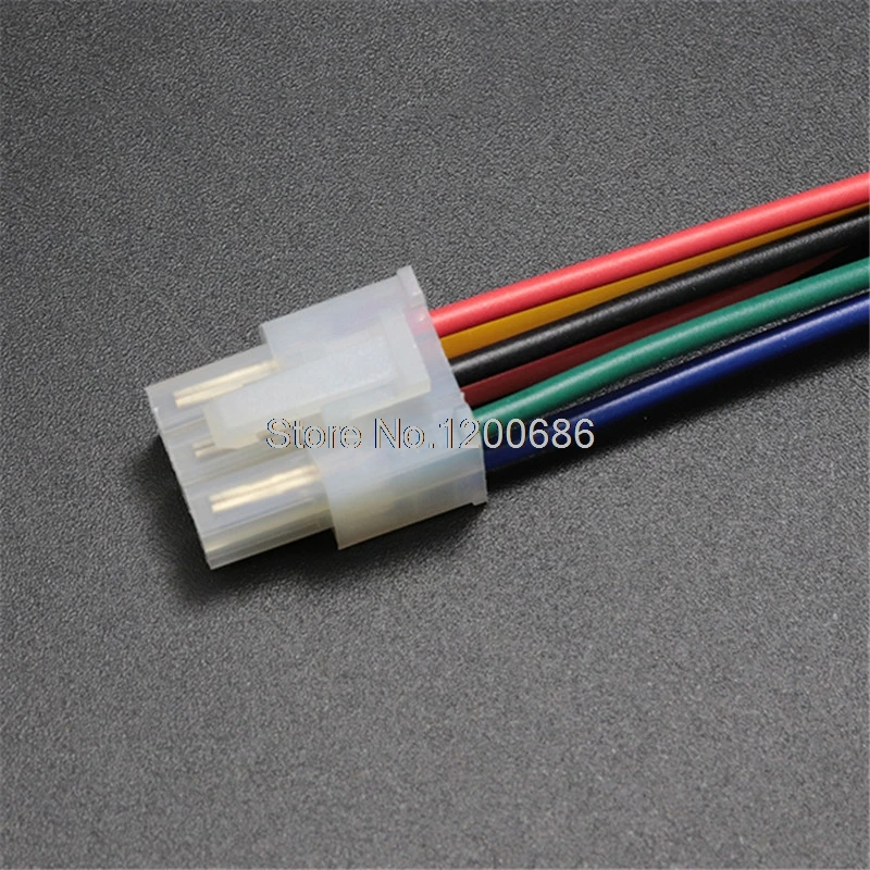 6PIN 18AWG 30CM 5557 5557-06R 4.2 Mini-Fit Jr. Receptacle Housing 2x3pin 39012060 6 pin Molex 4.2 2*3pin 6p wire harness