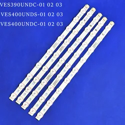 100% New 5pcs LED strips for TD-SYSTEMS 40 TV K40DLV2F VESTEL 39 TV 39PF3025D VES390UNDC 01 40 BMS DLED 0.36A U5R7 YE PAR