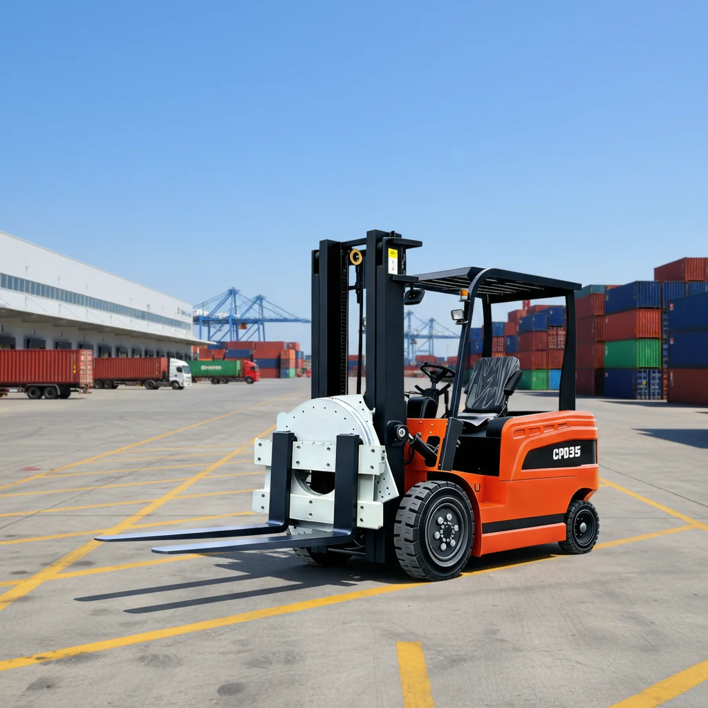 3-Ton 1.22-Meter Electric Forklift with Solid Tires Heavy-Duty Lifting for Cargo Transport and Industrial Logistics Pro