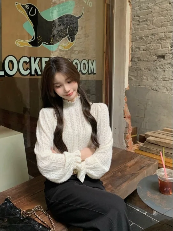 Herfst Winter Thiened Lange Sve Kant irt vrouwen Basislaag Top plus Size Afslanken Buik Cover Faionable Casual Blouse