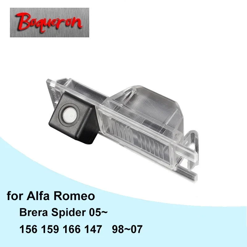 Para alfa romeo 156 159 166 147 brera aranha 05 ~ câmera de visão traseira do carro hd ccd visão noturna câmera de estacionamento reverso backup