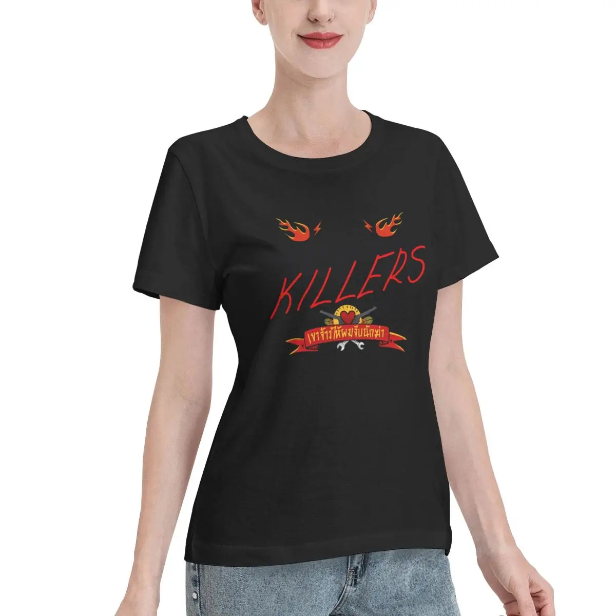 Top Rated Joongdunk Firstkhaotung The Heart Killers Bl Series Women's T-shirt Versatile Wear Comfy Daily Top