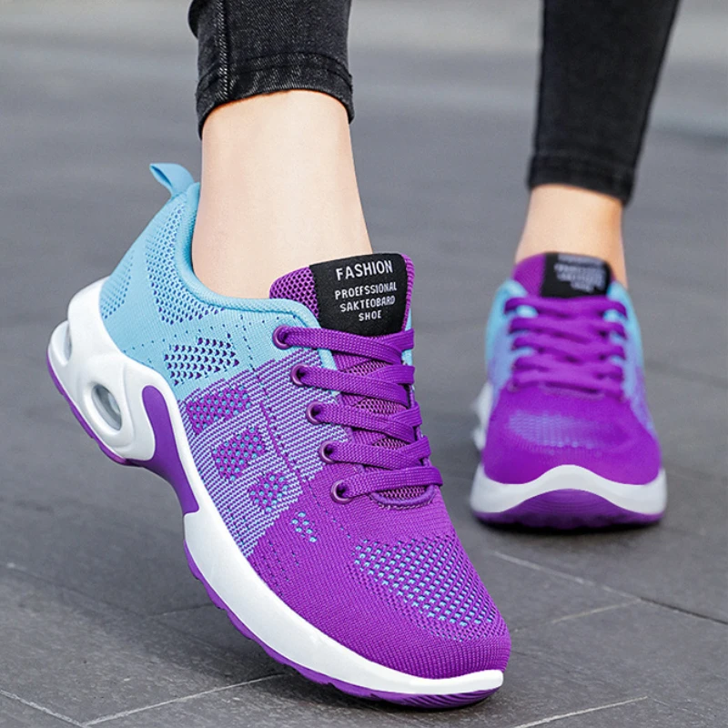 Women Summer New Women's Shoes Large Size Running Shoes Air Cushion Shoes Casual Sports Shoe for Women