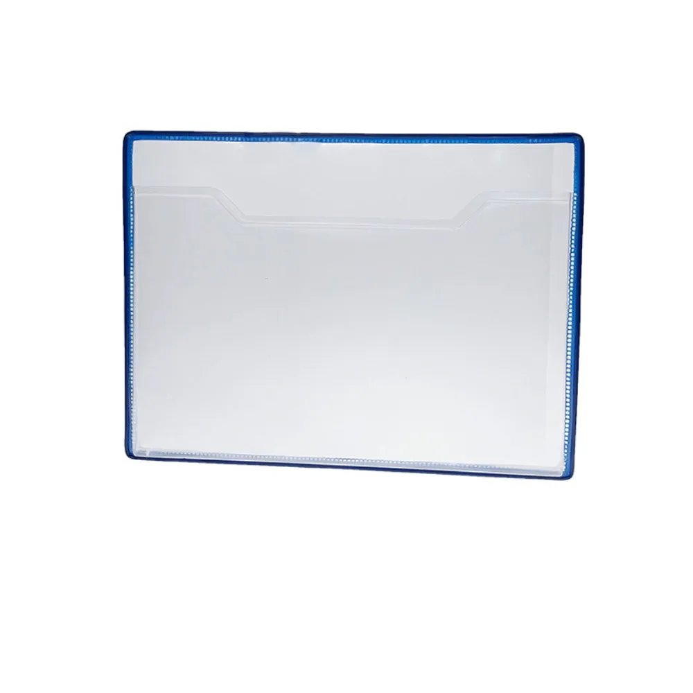 

Large Capacity Transparent File Bag A4 Size PVC Document Storage Universal Clear Storage Wall Hanging Bag Office Supplies