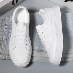 Men's Shoes Spring and Summer Canvas Breathable Casual Board Shoes Men's 2024 New Fashion Trend Low White Shoes Sneakers