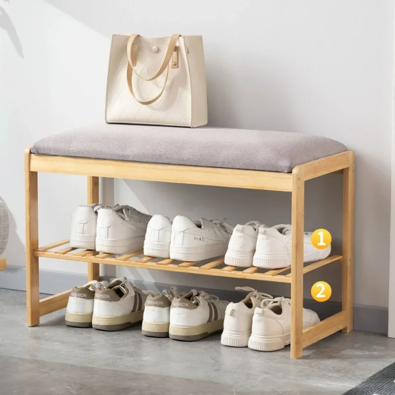 Shoe cabinet with hanger integrated floor-to-ceiling bedroom, simple coat rack at the entrance of the home entrance