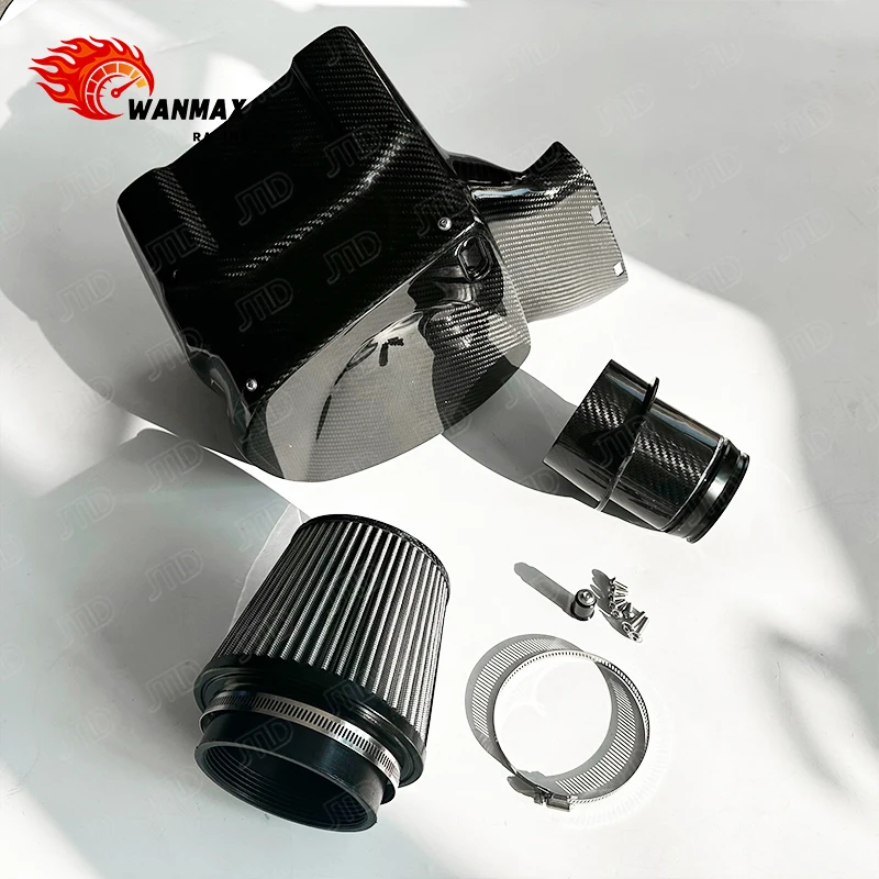 For Mercedes Benz A35 AMG M260 Heat Shield Carbon Air Intake System with High Flow Filter Eventuri Style Fast Dispatch