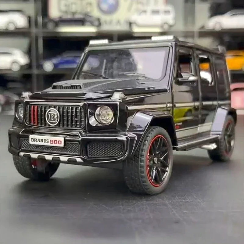 

New 1:18 Benz G800 Alloy Car Model Simulation Sound And Light Pull Back Toy Car Off-Road Suv Toy Boy Collection Decoration Gift