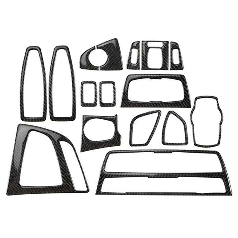 Top-Rated Carbon Fiber Full Set Interior Accessories For BMW 3 Series F30 F31 2013-2018 GT F34 4 Series F32 F33 F36 2014-2018 LH
