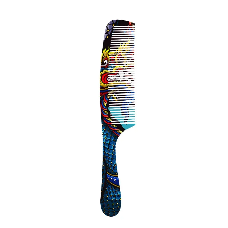 Chinese Dragon Personality Hair Cutting Comb Salon Hair Stylist Professional Male Pointed Tail Comb Special for Real Hair Wigs image 5