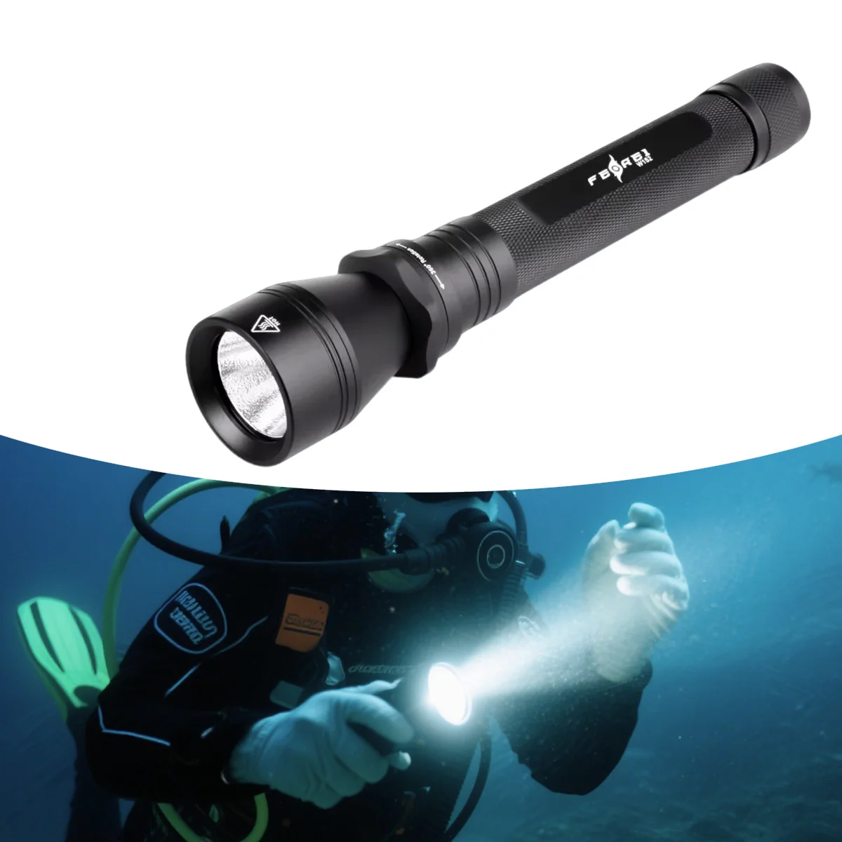 

Ferei W152II Best Portable LED Tube Lantern Rechargeable 18650 3400mAh Emergency Light Torch Flashlight for Diving Swimming