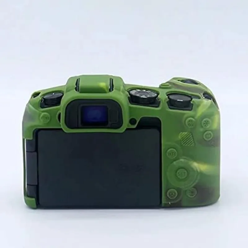 Professional Secure Silicone Camera Case Cover Housing Body Skin for Canon EOS RP Mirrorless Digital SLR Camera (Camouflage)