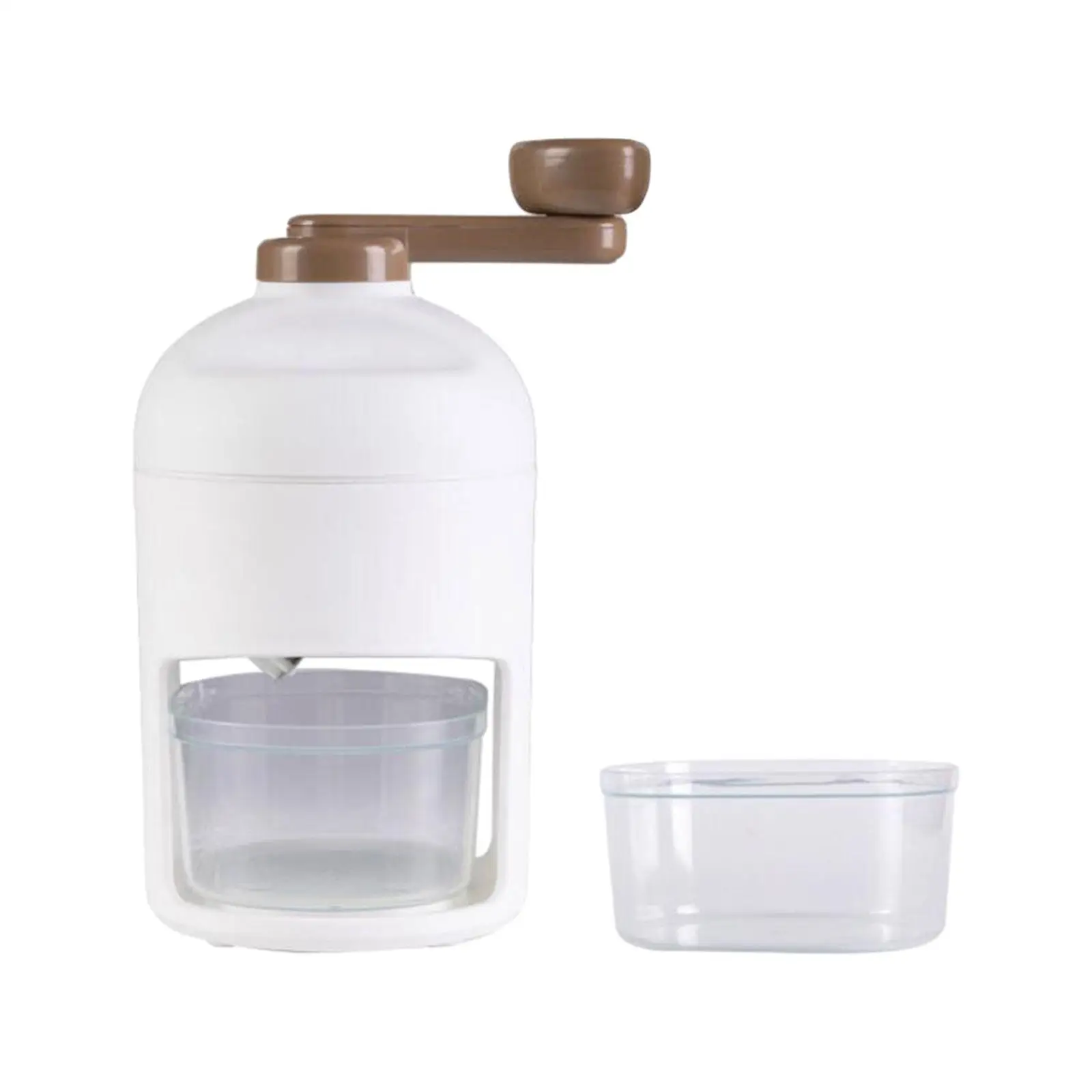 Manual Rotary Ice Crusher Mini Hand Crank Ice Crusher for Bars Party Kitchen