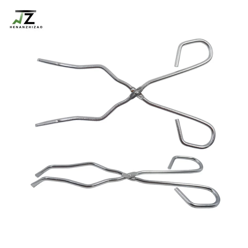 Stainless Steel Crucible Tongs Chemical Laboratory Equipment