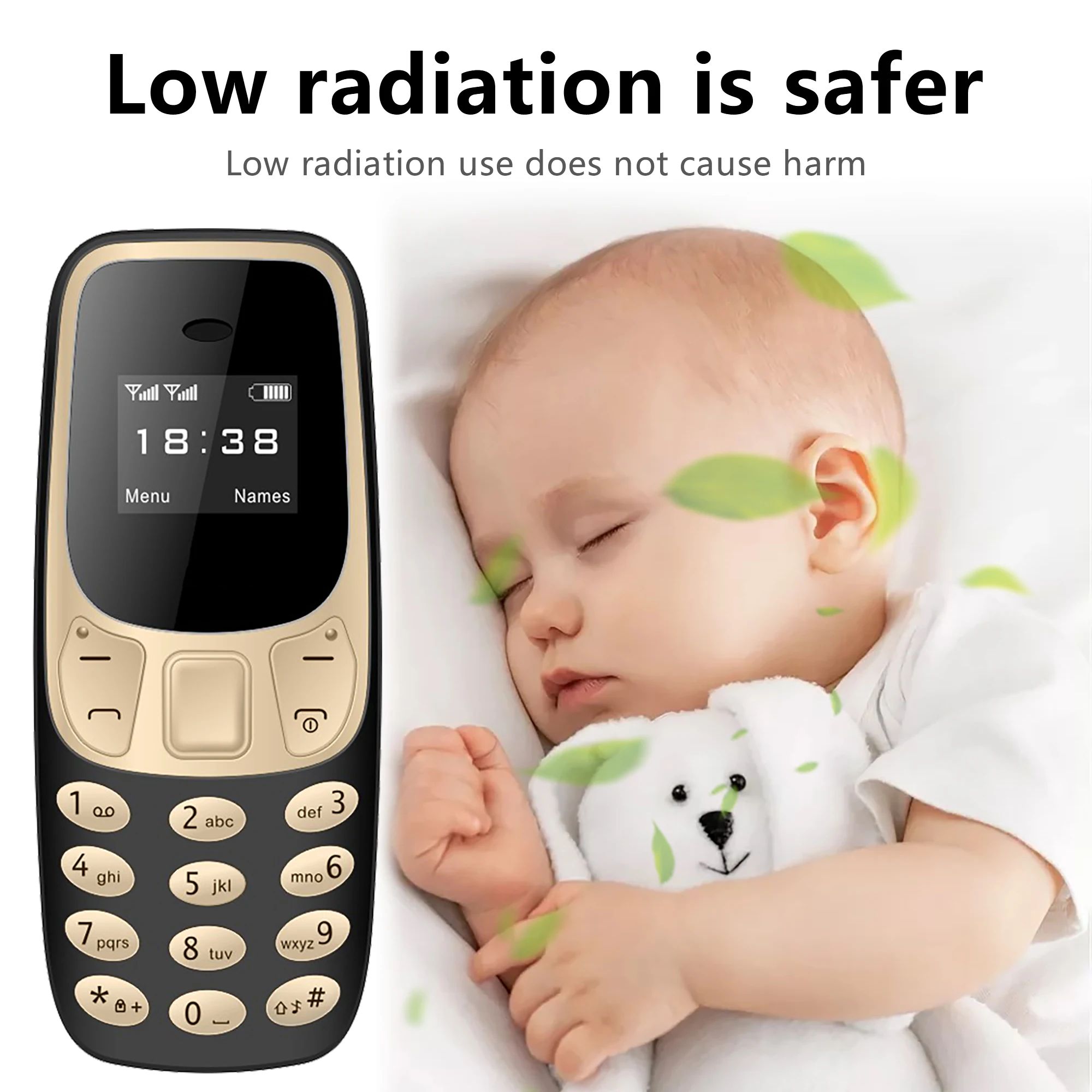 SERVO BM10 Mały Telefon Komórkowy 2G GSM Bluetooth Z Funkcją Zmiany Głosu, Numerownikiem, Mini Telefonem, Nagrywaniem Rozmów, Dual SIM, Dual Standby, Odblokowany, Mały Telefon Komórkowy — zdjęcie produktu 7