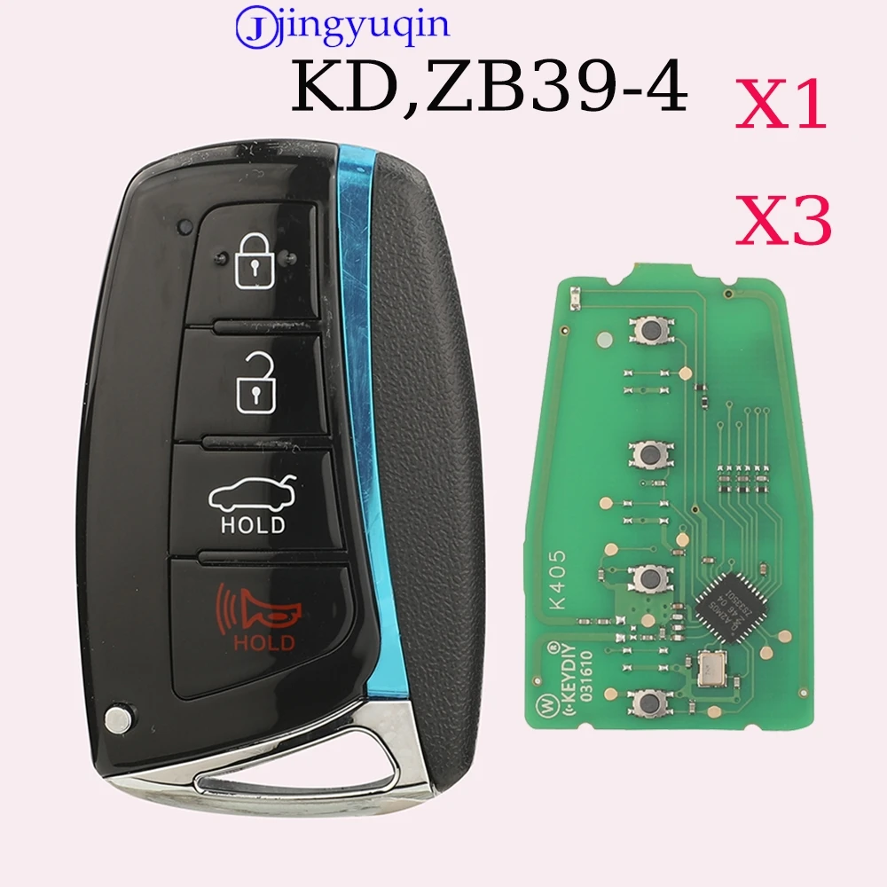 

Универсальный смарт-ключ Jingyuqin ZB39 серии ZB (ZB39-4) для KD-X2, KD-MAX, в стиле Hyundai